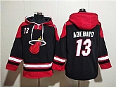 Men's Miami Heat #13 Bam Adebayo Black Ageless Must-Have Lace-Up Pullover Hoodie,baseball caps,new era cap wholesale,wholesale hats